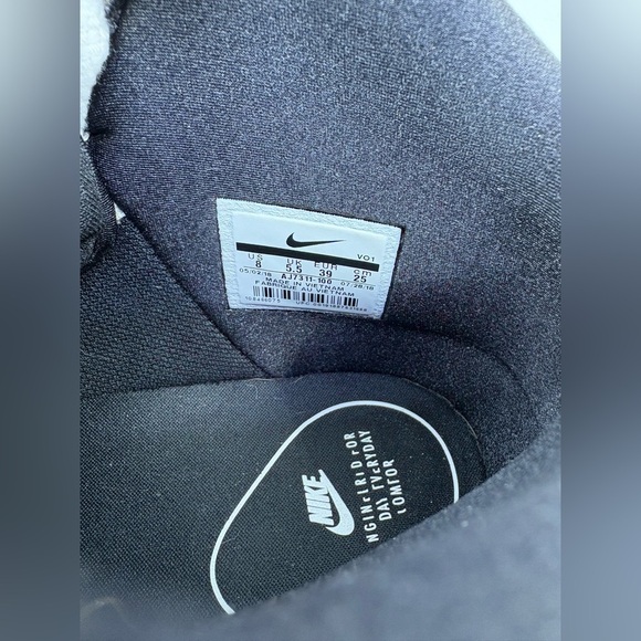 Nike Air Force 1 High Utility Retro White Black Cream AJ7311-100 Women's size 8 - Picture 10 of 13